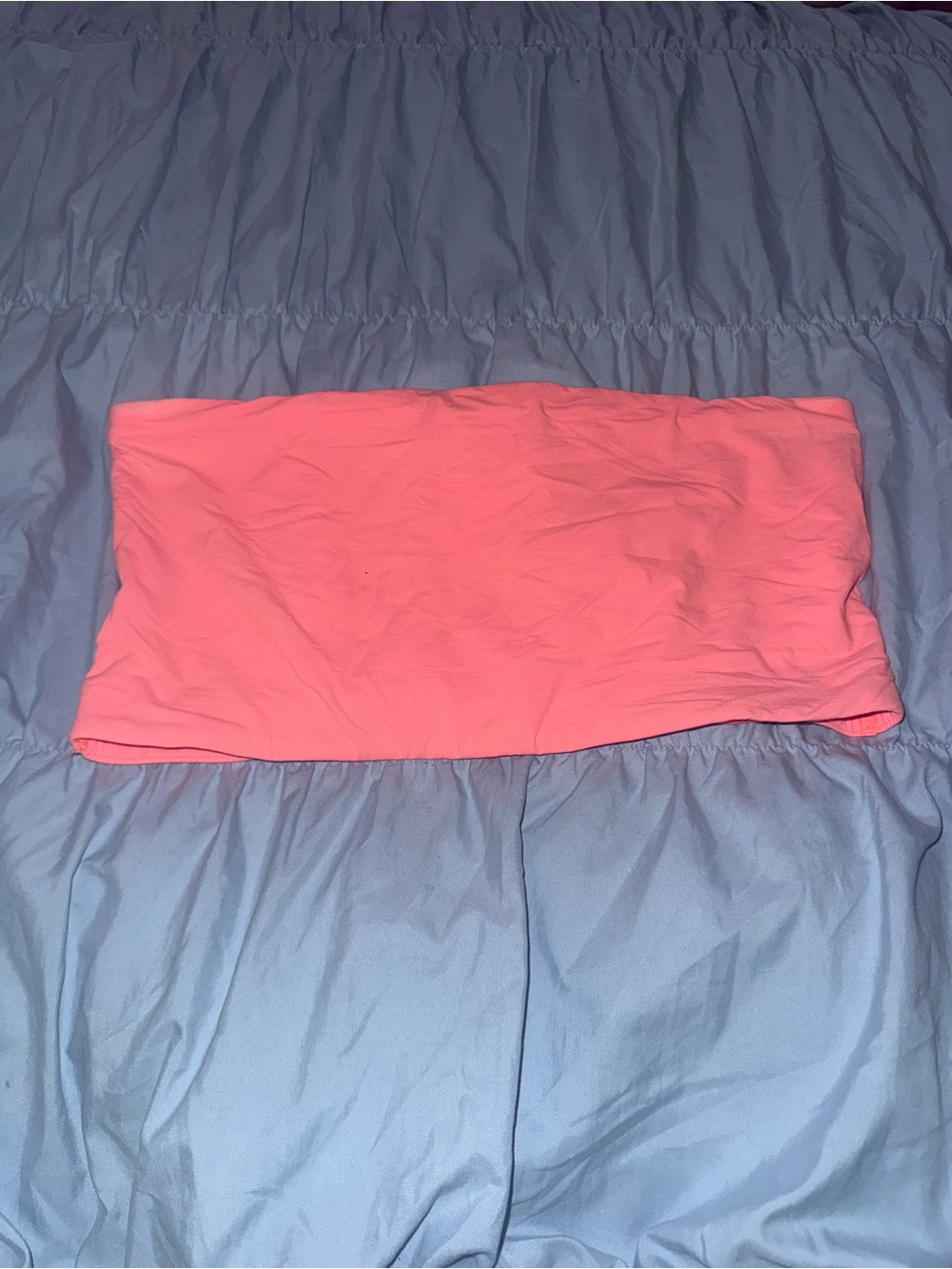 Skims coral bandeau bra